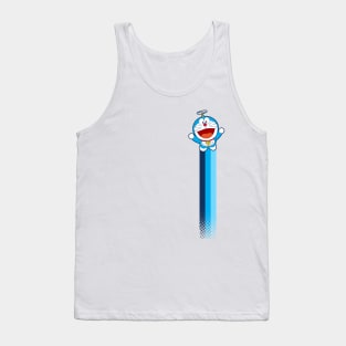 DORAEMON -3 coarse stripes Tank Top